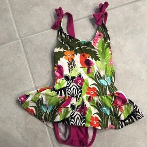 Girls One Piece Bathing Suit